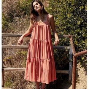 Christy Dawn Terracota Lulu Tiered Maxi Dress Cottage Farmhouse XXL